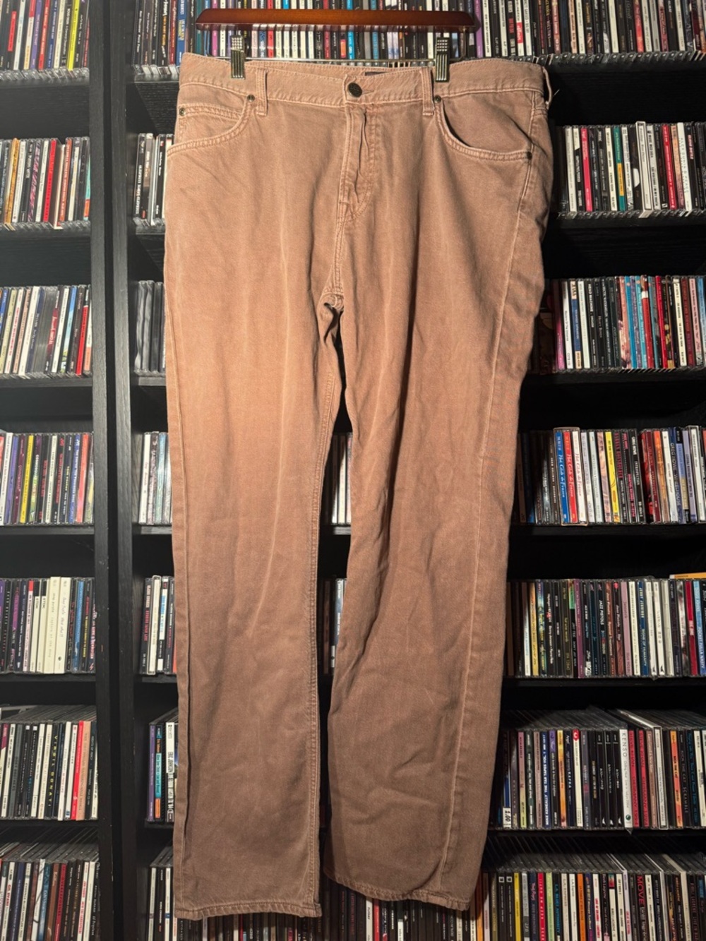 Lee cotton hemp 5 pocket in light coffee brown